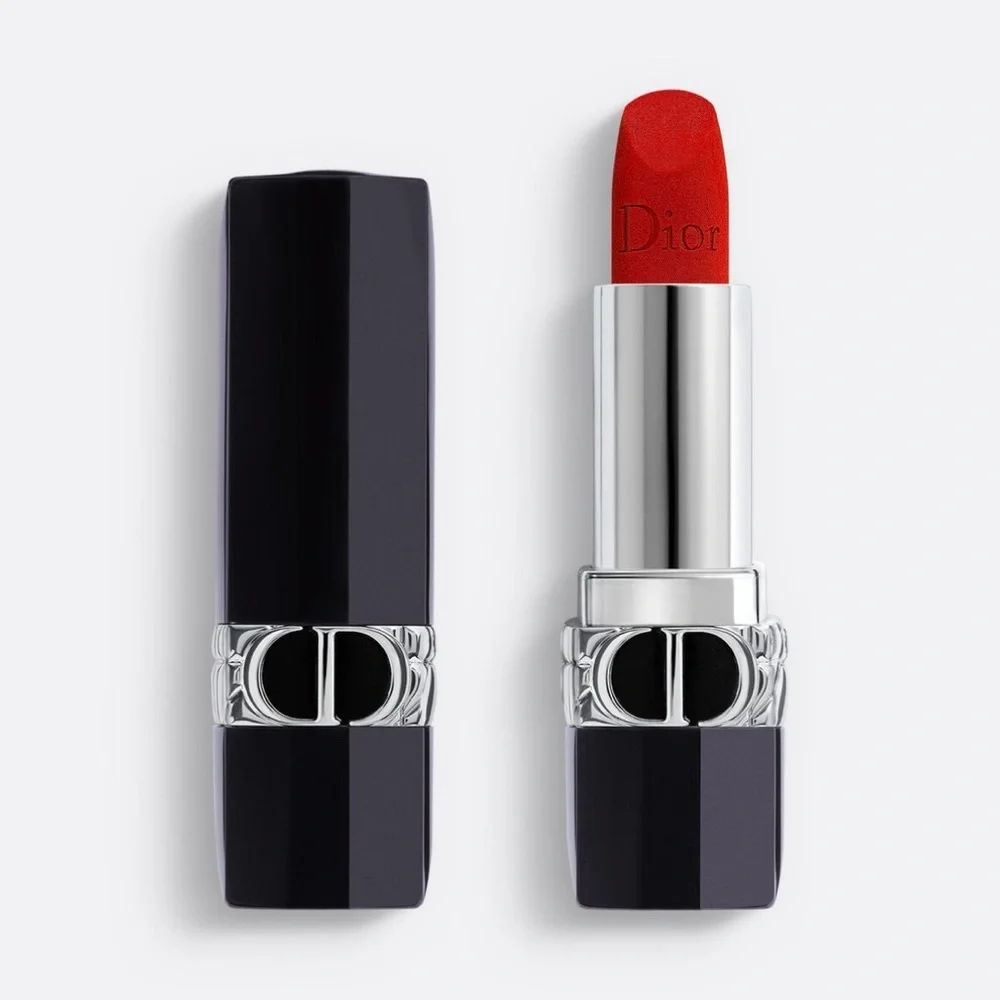 NEW Rouge Dior Refillable Lipstick ~ Iconic Red Matte (999)